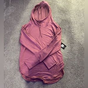 Athletic Works Pink Mock Neck Hoodie